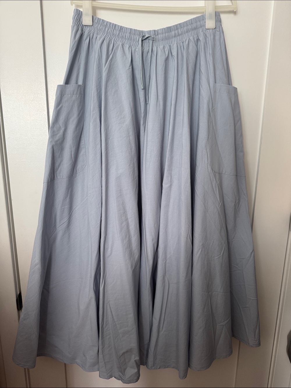 Light Blue Women’s Full A-Line Skirt